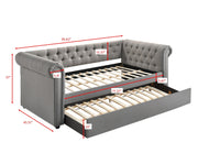 Ellie Gray Twin Daybed - Lara FurnitureDaybed