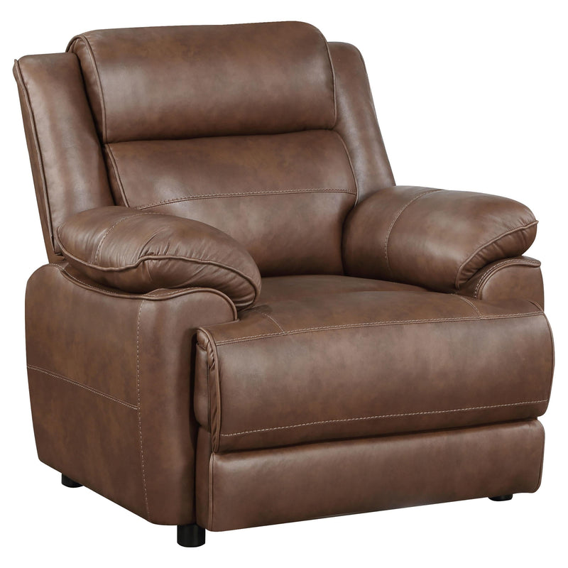Ellington 3-piece Upholstered Padded Arm Sofa Set Dark Brown - 508281-S3