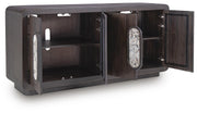 Elliston Espresso Brown Accent Cabinet - A4000683