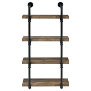 Elmcrest 24-inch 4-shelf Wall Bookshelf Rustic Oak - 804426