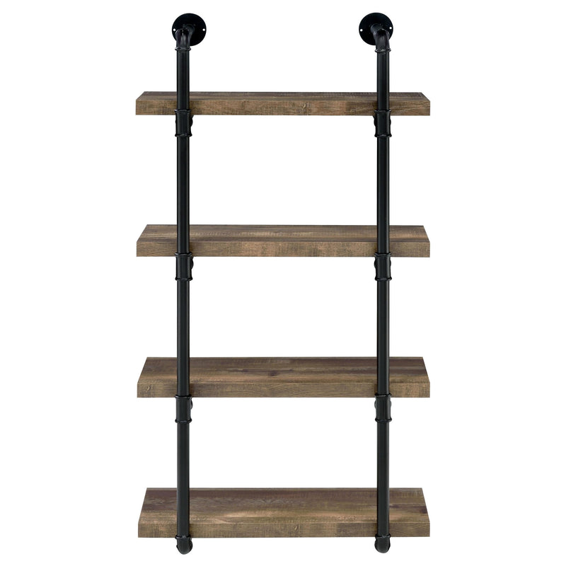 Elmcrest 24-inch 4-shelf Wall Bookshelf Rustic Oak - 804426