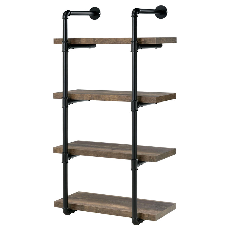 Elmcrest 24-inch 4-shelf Wall Bookshelf Rustic Oak - 804426