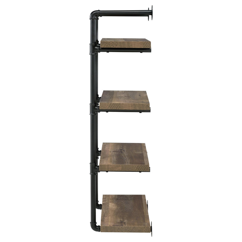 Elmcrest 24-inch 4-shelf Wall Bookshelf Rustic Oak - 804426