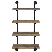 Elmcrest 24-inch 4-shelf Wall Bookshelf Rustic Oak - 804426