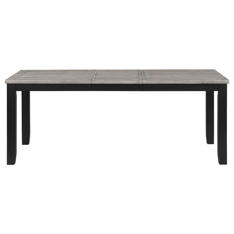 Elodie 5-piece Rectangular Extension Leaf Dining Set Black - 121221-S5