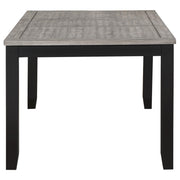 Elodie 5-piece Rectangular Extension Leaf Dining Set Black - 121221-S5