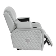 Elonzo Power Motion Recliner w w/LED, Power Headrest & Speaker - LV05902