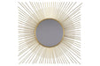 Elspeth Gold Finish Accent Mirror - Gate FurnitureOther Products
