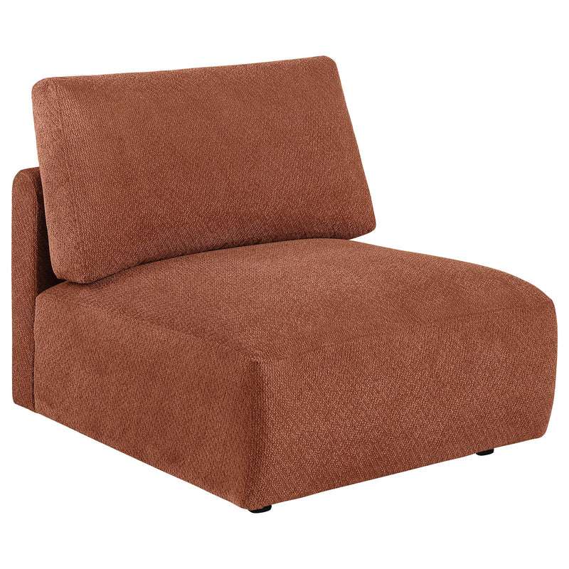 Elysia 5-piece Fabric Upholstered Modular Sectional Sofa Coral - 551891-SETA