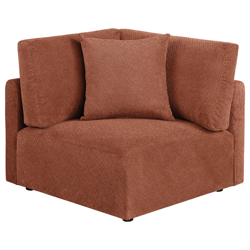 Elysia 6-piece Fabric Upholstered Modular Sectional Sofa Coral - 551891-SET