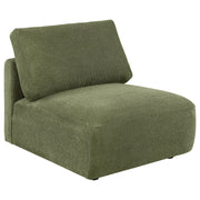 Elysia 6-piece Fabric Upholstered Modular Sectional Sofa Green - 551895-SET
