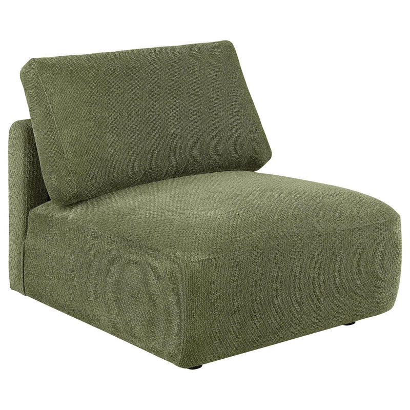 Elysia 6-piece Fabric Upholstered Modular Sectional Sofa Green - 551895-SET