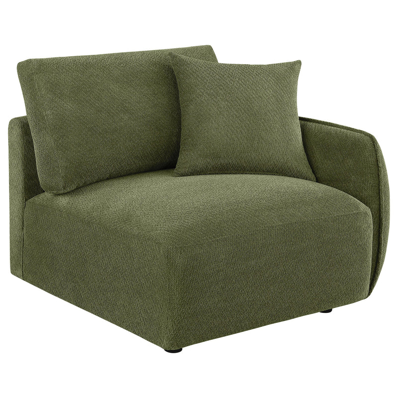 Elysia 6-piece Fabric Upholstered Modular Sectional Sofa Green - 551895-SET