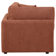 Elysia Fabric Upholstered Modular Corner Chair Coral - 551892