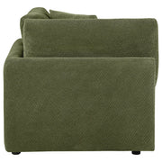 Elysia Fabric Upholstered Modular Corner Chair Green - 551896
