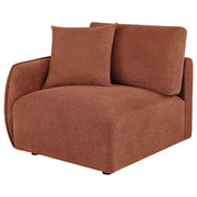 Elysia Fabric Upholstered Modular LAF Chair Coral - 551894LAF