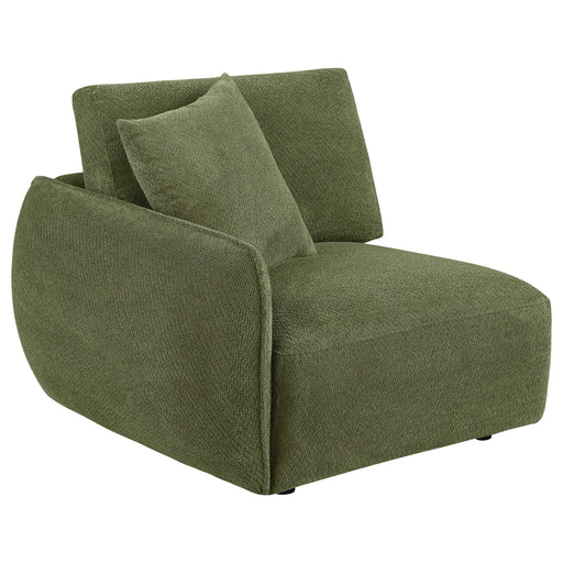 Elysia Fabric Upholstered Modular LAF Chair Green - 551898LAF