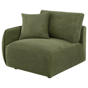 Elysia Fabric Upholstered Modular LAF Chair Green - 551898LAF