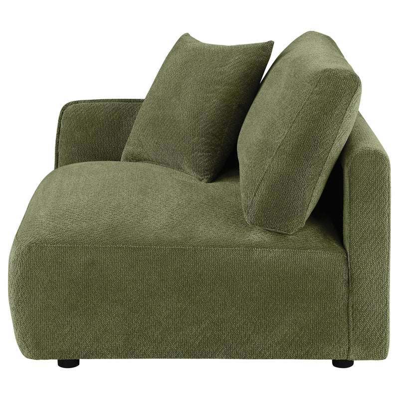 Elysia Fabric Upholstered Modular LAF Chair Green - 551898LAF