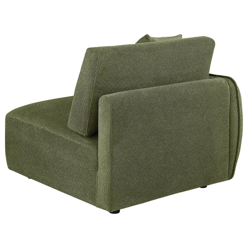 Elysia Fabric Upholstered Modular LAF Chair Green - 551898LAF