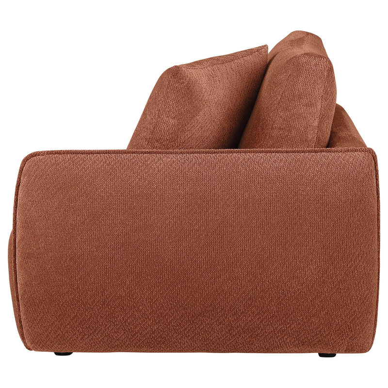 Elysia Fabric Upholstered Modular RAF Chair Coral - 551894RAF
