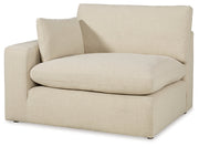 Elyza Linen 2-Piece Sectional with Ottoman from Ashley - Lara Furniture