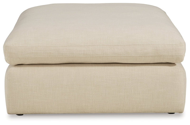 Elyza Linen 3-Piece Sectional with Ottoman from Ashley - Lara Furniture