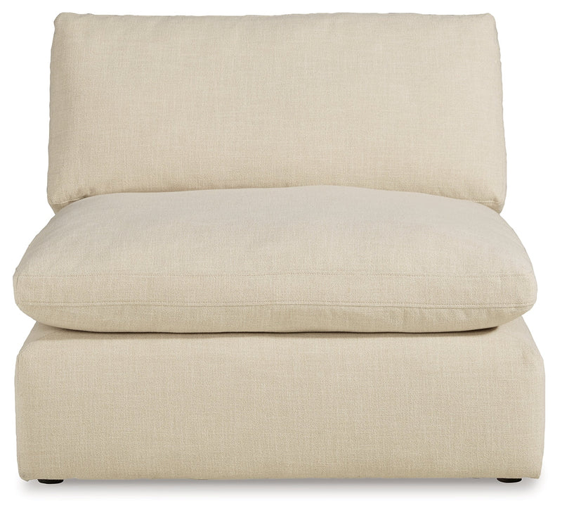 Elyza Linen 3-Piece Sectional with Ottoman from Ashley - Lara Furniture
