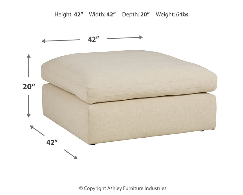 Elyza Linen 5-Piece Sectional with Ottoman from Ashley - Lara Furniture