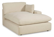 Elyza Linen 10 - Piece RAF Chaise Sectional - Gate FurnitureSectional