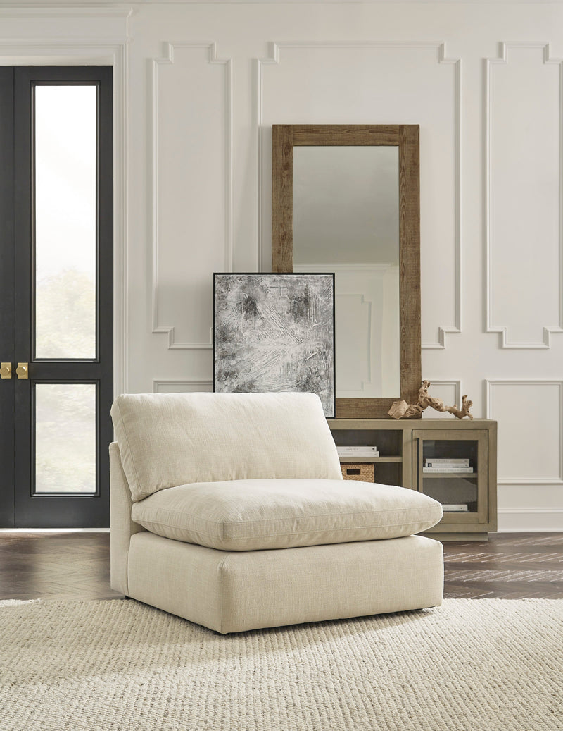 Elyza Linen 10 - Piece RAF Chaise Sectional - Gate FurnitureSectional