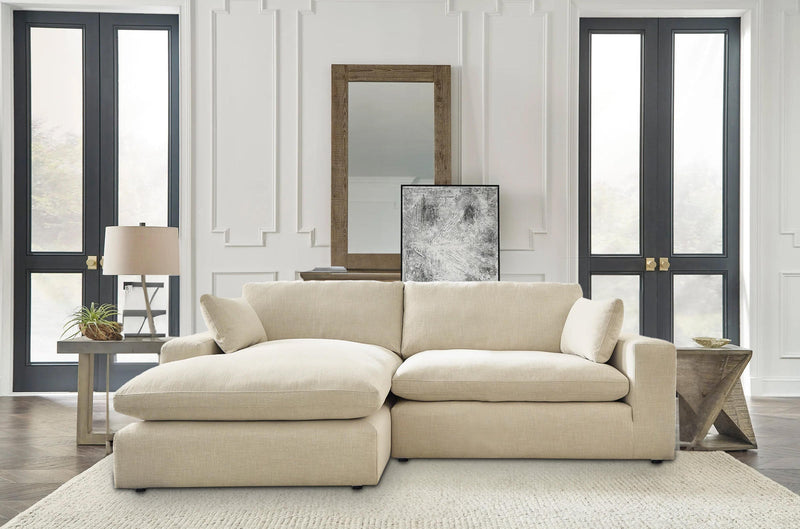 Elyza Linen 2 - Piece LAF Chaise Sectional - Gate FurnitureSectional