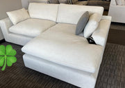 Elyza Linen 2 - Piece RAF Chaise Sectional - Gate FurnitureSectional