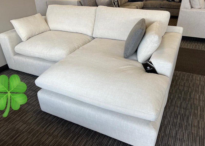 Elyza Linen 2 - Piece RAF Chaise Sectional - Lara FurnitureSectional