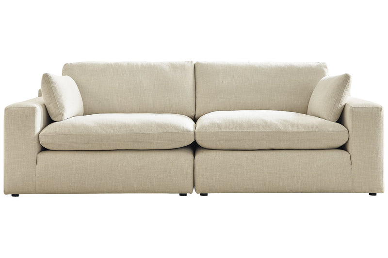 Elyza Linen 2 - Piece Sectional - Lara FurnitureLoveseat