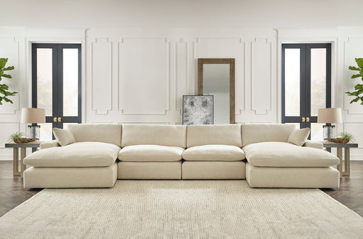 Elyza Linen 4 - Piece Double Chaise Sectional - Lara FurnitureSectional
