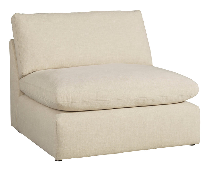 Elyza Linen 4-Piece Double Chaise Sectional