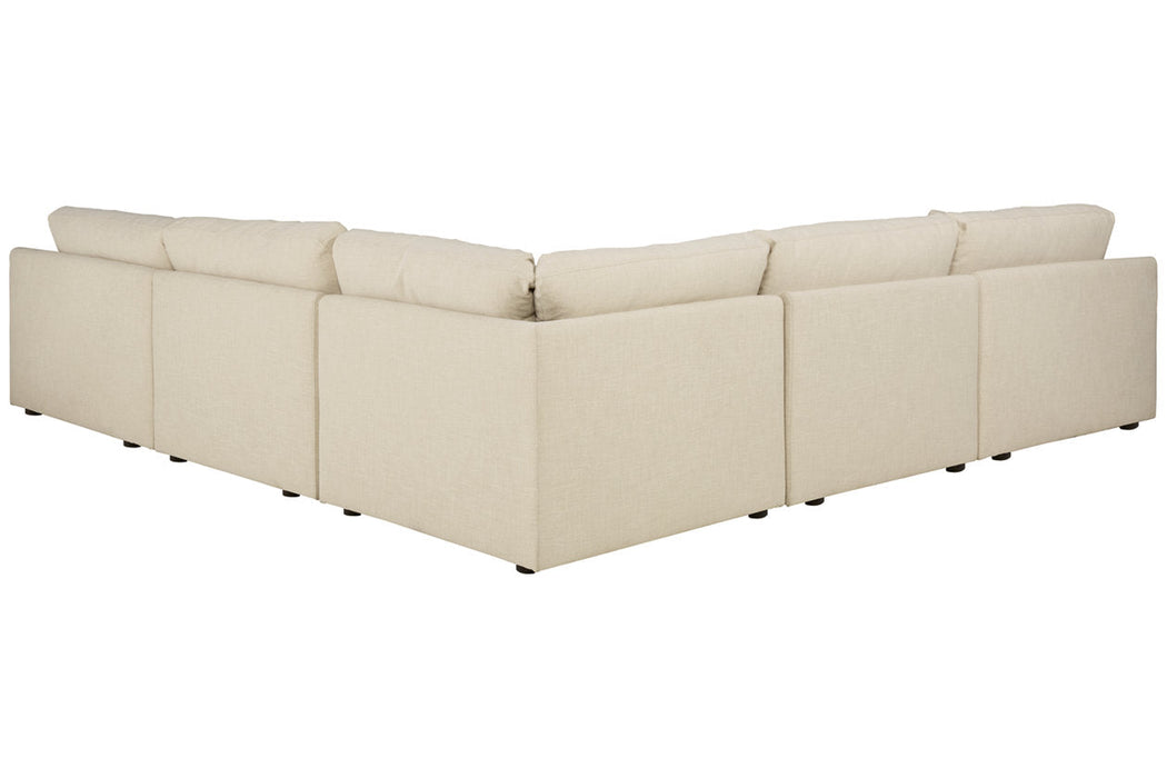 Elyza Linen 5 - Piece Sectional - Gate FurnitureSectional