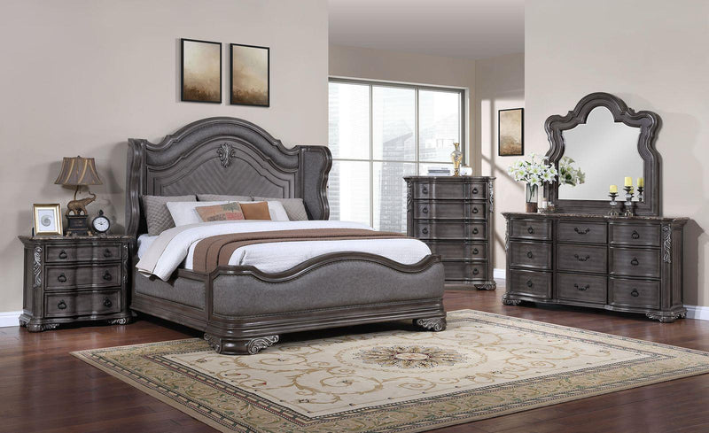 Emerson Nightstand W/ Marble Top - B584-3