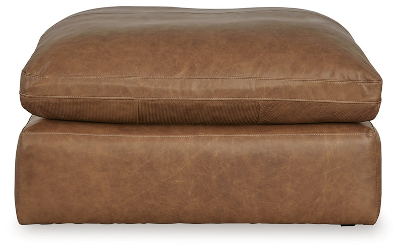 Emilia Caramel 6-Piece Sectional with Ottoman from Ashley - Lara Furniture