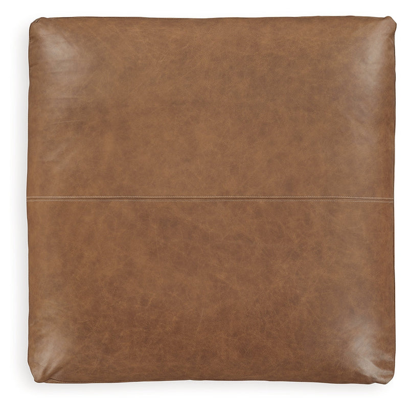 Emilia Caramel 6-Piece Sectional with Ottoman from Ashley - Lara Furniture