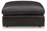 Emilia Black Oversized Accent Ottoman - 3090208