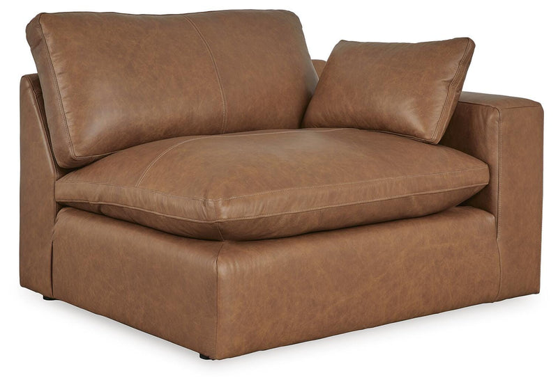 Emilia Caramel 3-Piece Sectional Sofa, 2-Piece Sectional Loveseat and Ottoman - 30901U3