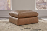 Emilia Caramel 3-Piece Sectional Sofa, 2-Piece Sectional Loveseat and Ottoman - 30901U3