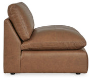 Emilia Caramel 3-Piece Sectional Sofa, 2-Piece Sectional Loveseat and Ottoman - 30901U3