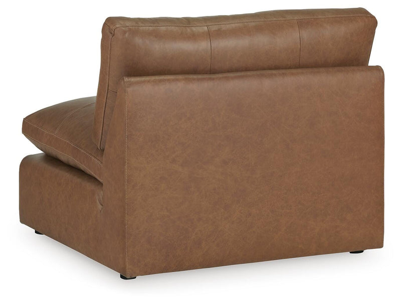 Emilia Caramel 3-Piece Sectional Sofa, 2-Piece Sectional Loveseat and Ottoman - 30901U3