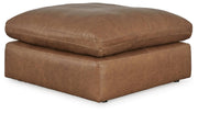 Emilia Caramel 3-Piece Sectional Sofa, 2-Piece Sectional Loveseat and Ottoman - 30901U3