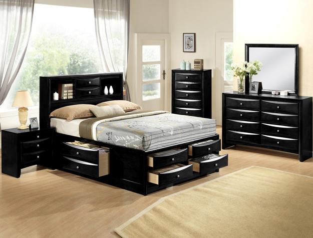 Emily Black Chest - Lara FurnitureChest