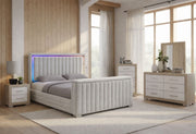 Elias/Emma Tv Fb Natural Queen Bed Group - ELIAS/EMMA-TV-NATURAL-QBG