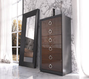 Emporio Black Chest - Lara Furniture